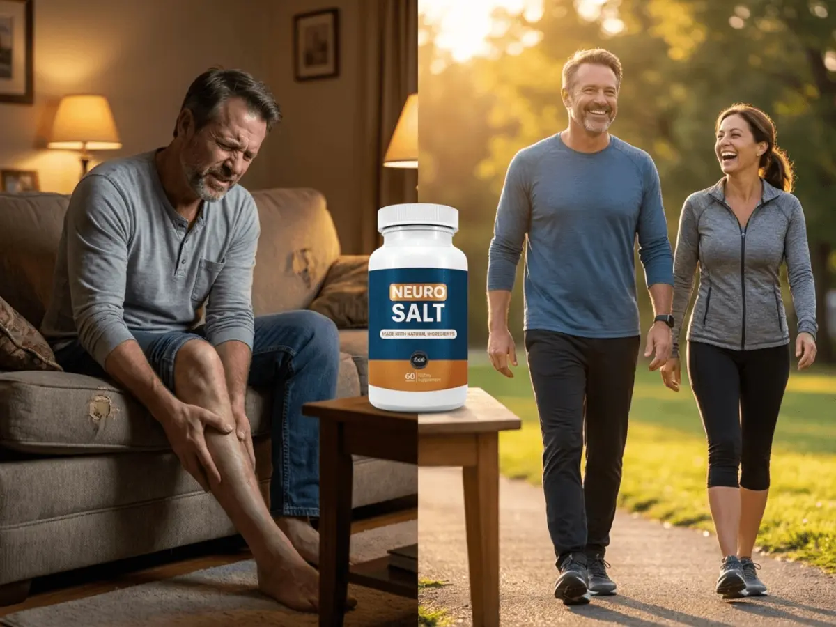 NeuroSalt before and after nerve pain relief transformation