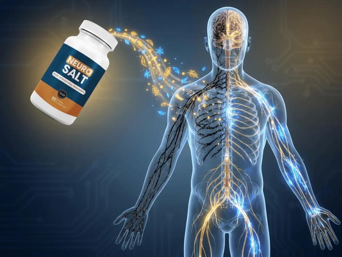 NeuroSalt supports nerve health by targeting pain tingling and numbness